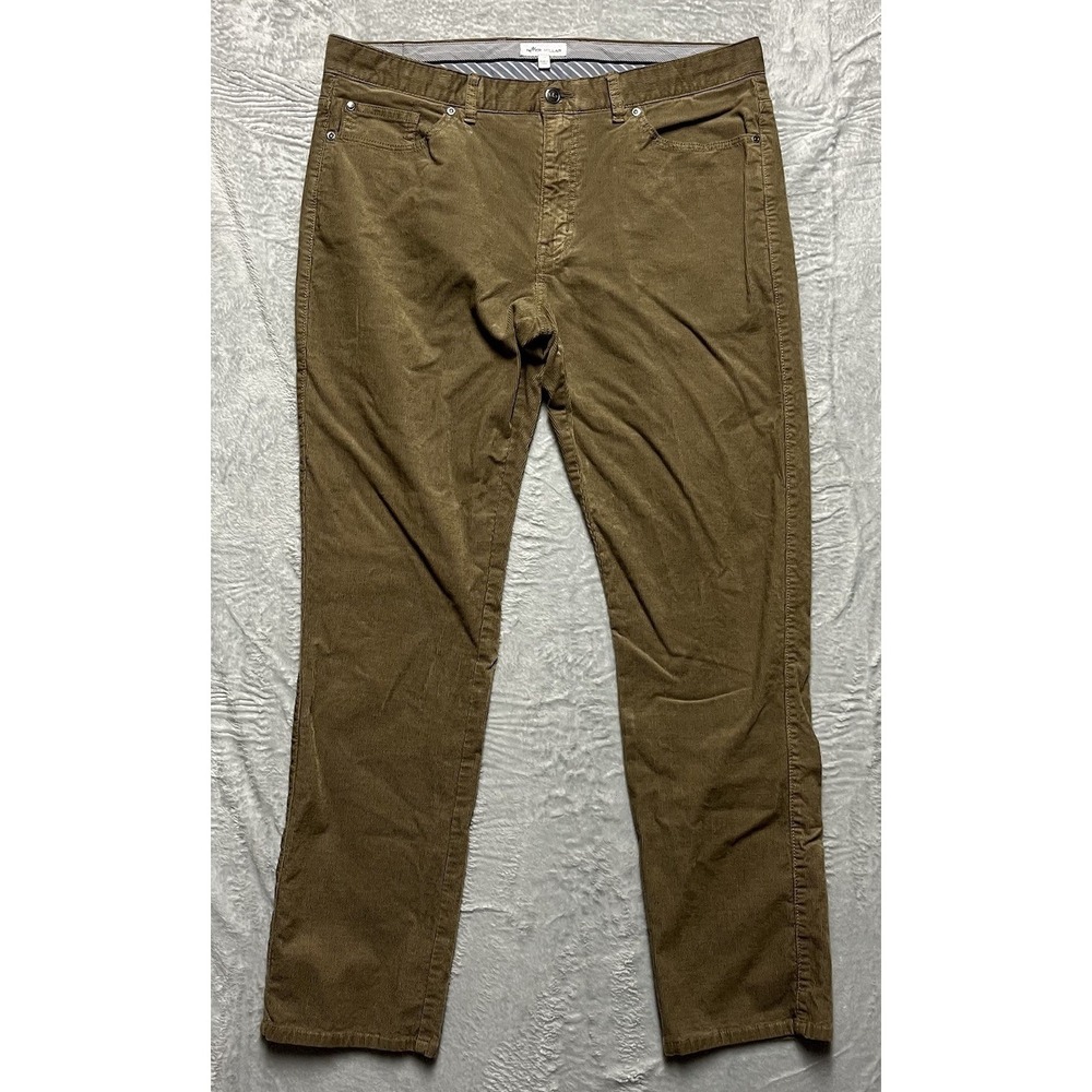 Peter Millar Pants Mens 36x31 Brown Superior Soft Corduroy 5-Pocket Stretch